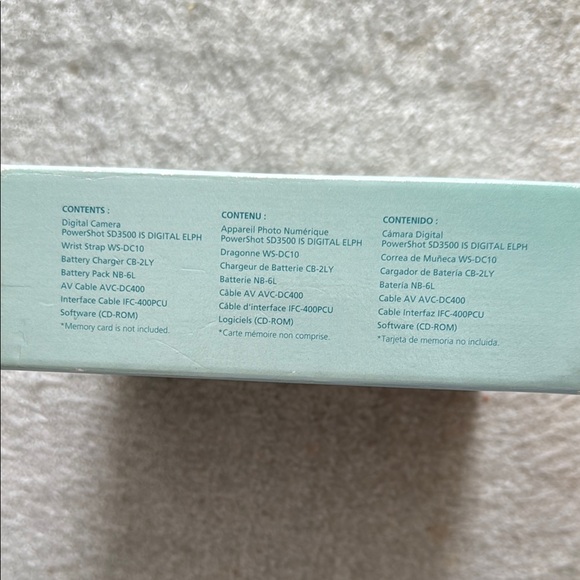 Canon PowerShot SD3500 IS Digital Camera - Black - Picture 3 of 5